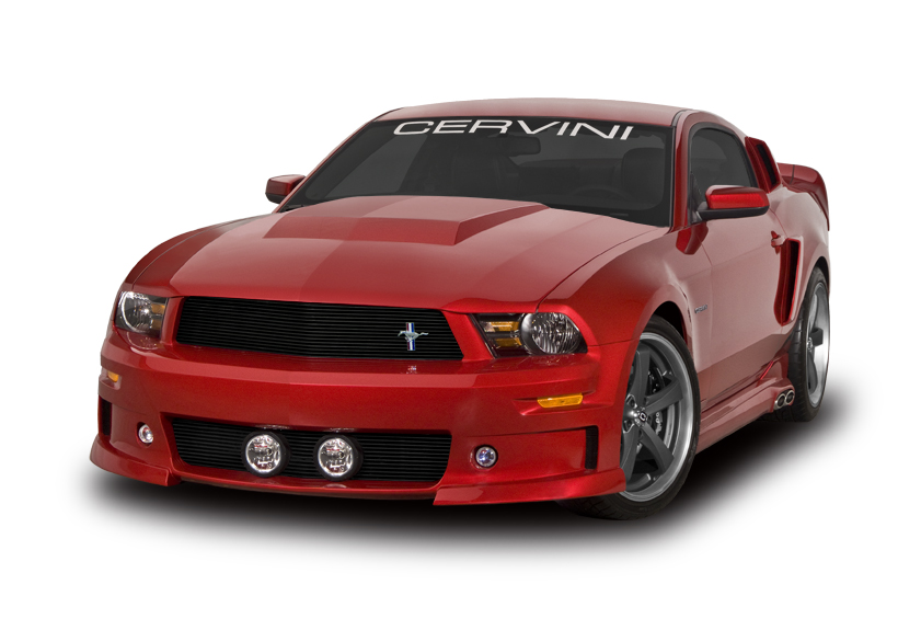 Cervinis Fiberglass C-Series Hood 2010-12 Ford Mustang